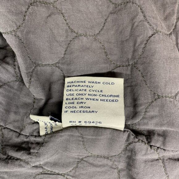 Hooded Bass Kaki Lined Coat Size Small. Rare in Canada! - Picture 4 of 15